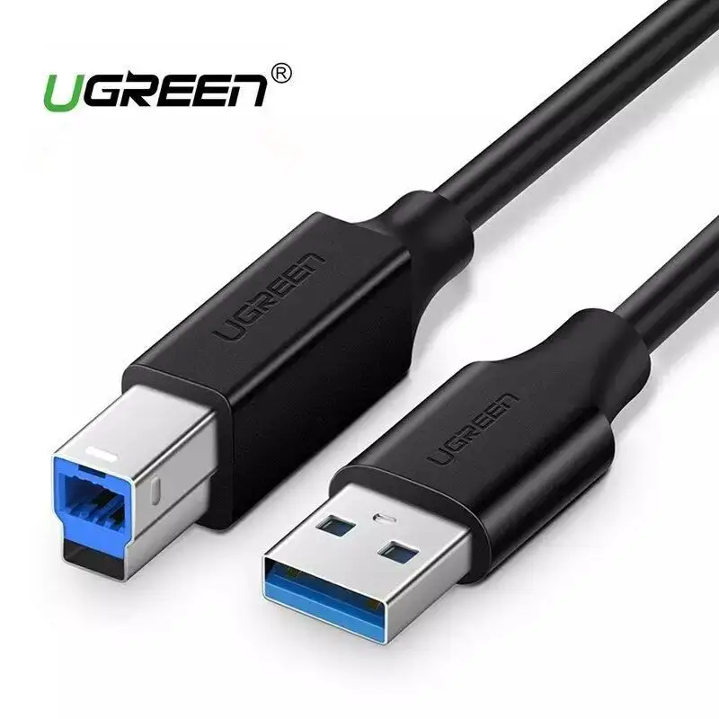 UGREEN USB 3.0 AM TO BM PRINT CABLE US210 10372 2-METER (BLACK)