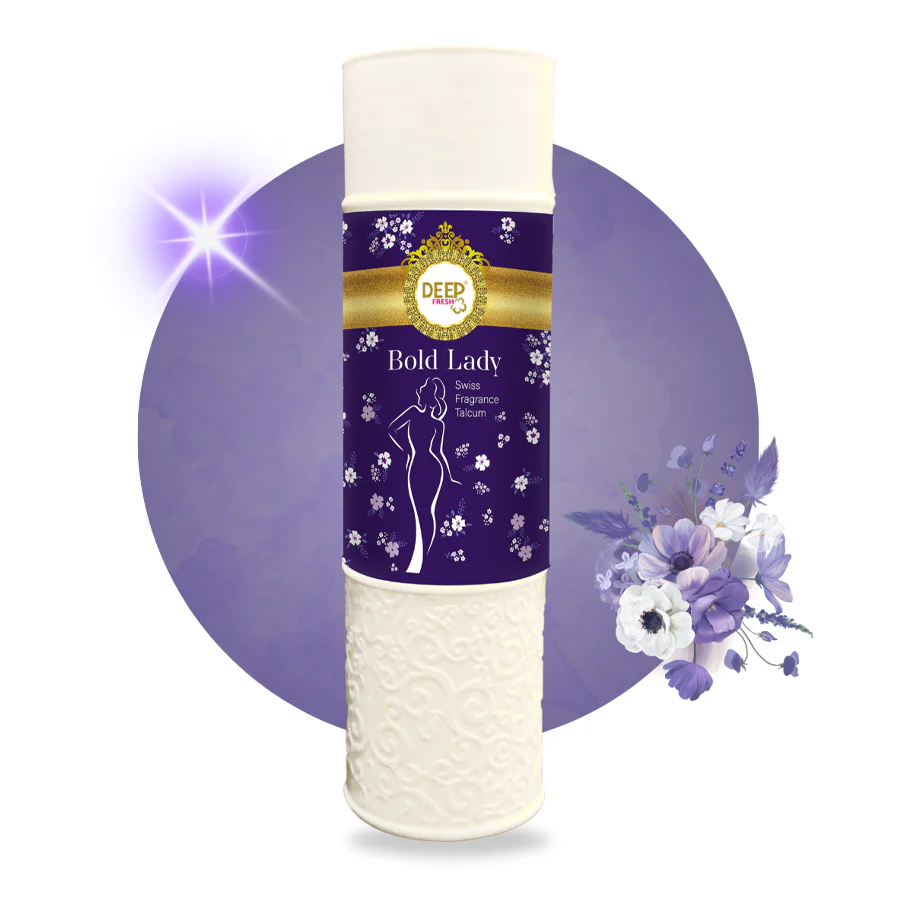 Deep Fresh Talcum Powder Bold Lady - Elegance & Freshness