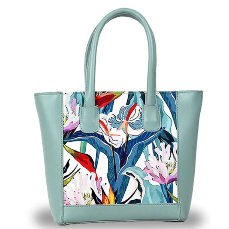The Zipit Artisan Shoulder Bag Sky-Blue