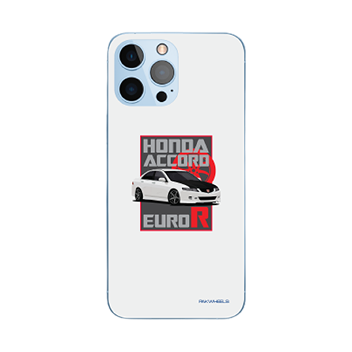 Customized Mobile Case for Apple iPhones (Accord-white Design - PW)