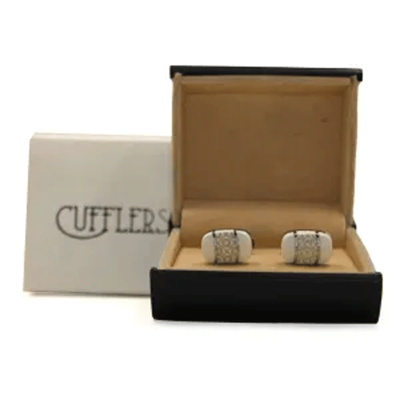 Cufflers Casual Cufflinks for Mens Shirt with a Gift Box – CU-1014