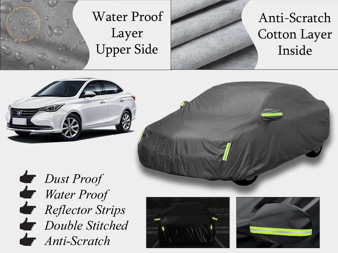 Changan Alsvin Top Cover | Grey | Anti-Scratch | Double Layer | Heat Proof | Water Proof