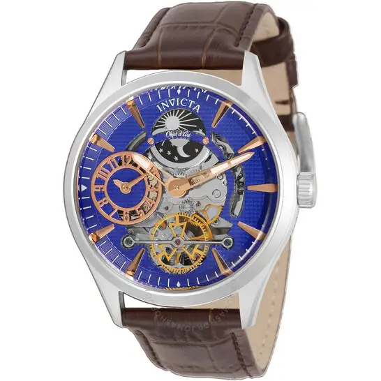 Invicta Objet D Art Automatic Blue Dial Men's Watch 30441