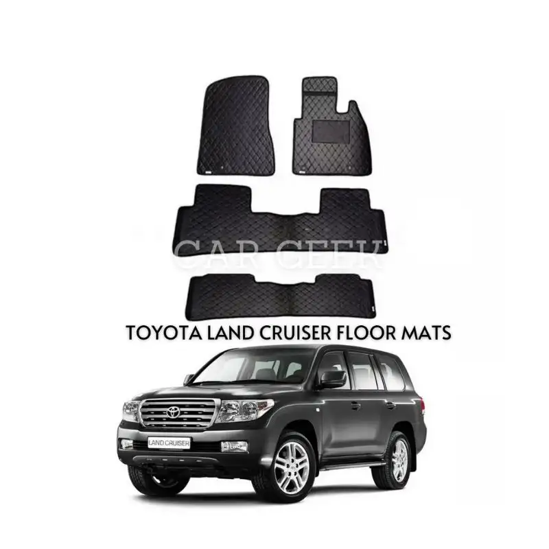 Car Geek Toyota Prado 7D Flat Style Floor Mats