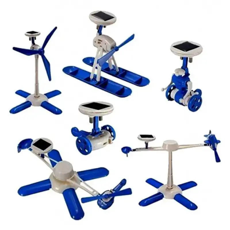 6 In 1 Educational Solar Kit (White)