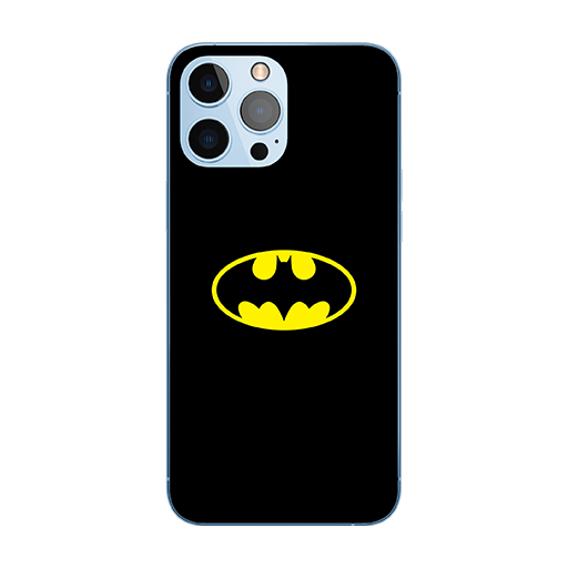 Customized Mobile Case for Apple iPhones (Batman-logo Design)