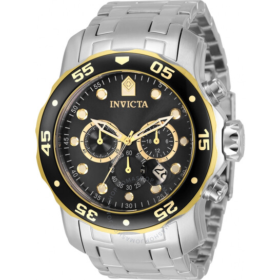 Invicta Pro Diver GMT Chronograph Black Dial Men's Watch