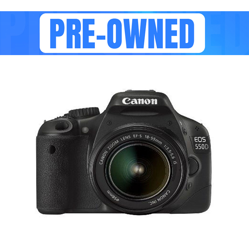 Canon EOS 550D DSLR Camera With 18-55mm Lens Pre-Owned