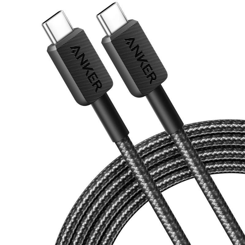 Anker 322 Braided USB-C to USB-C Cable 60W 3ft