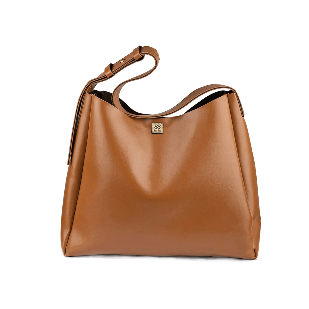 Safsaj Camel Tote Brown