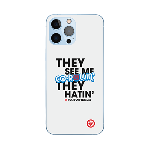 Customized Mobile Case for Apple iPhones (Co-Rollin-white Design - PW)