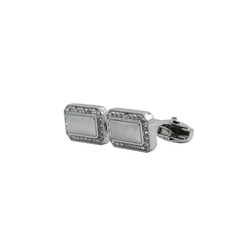 Cufflers Men’s Crystal stones Engraving Exclusive Cufflinks For Gifts with Gift Box – CU-2042