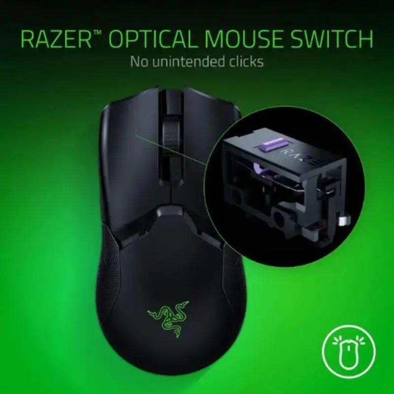 Razer Mouse Wireless Mouse Viper Ultimate with Char