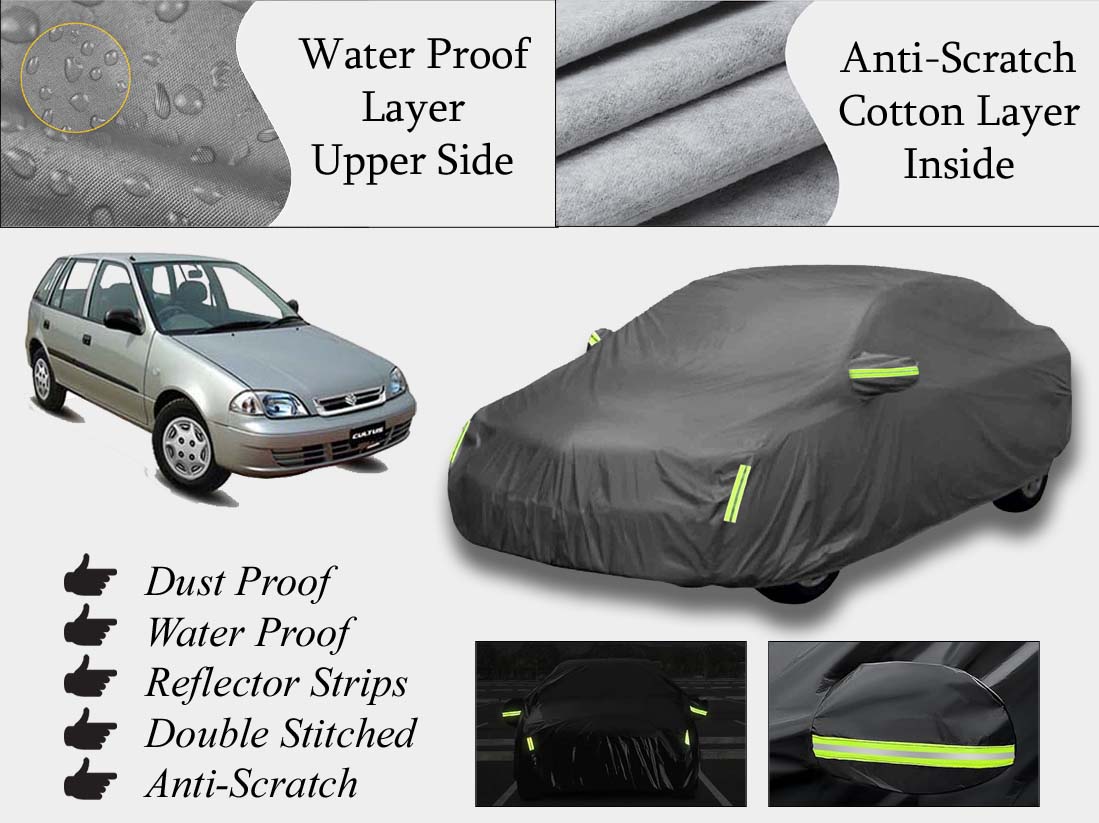 Suzuki Cultus 2005 - 2016 Top Cover | Grey | Anti-Scratch | Double Layer | Heat Proof | Water Proof