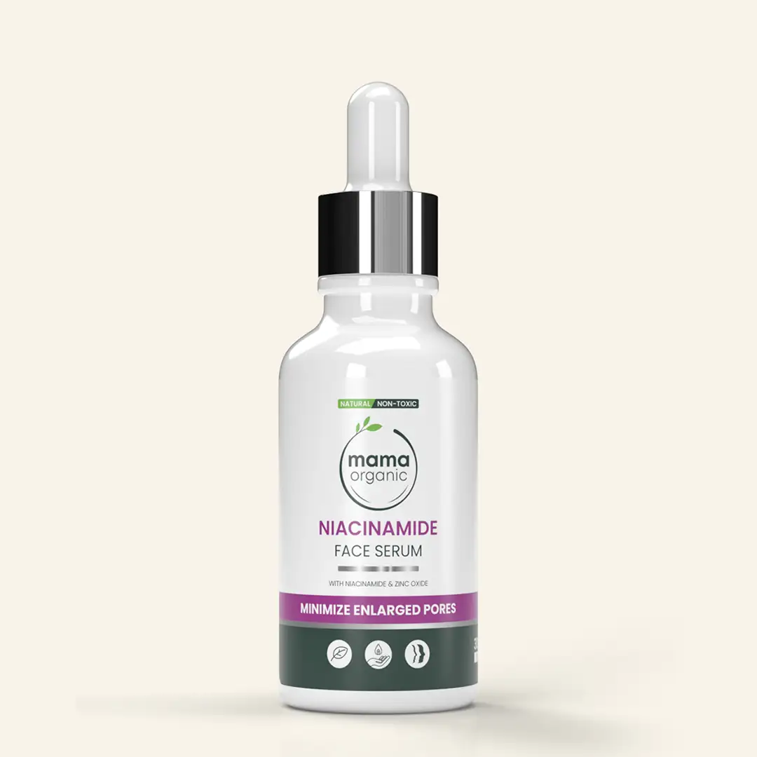 Mama Organic Niacinamide Face Serum For Acne Marks & Scars With Niacinamide & Zinc Oxide - Natural & Non-Toxic - 30ml