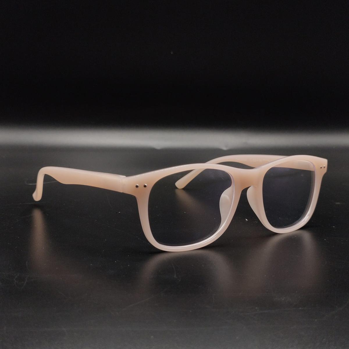 Pink Color Cat Eye Shape Anti Blue Light Glasses By Focalease