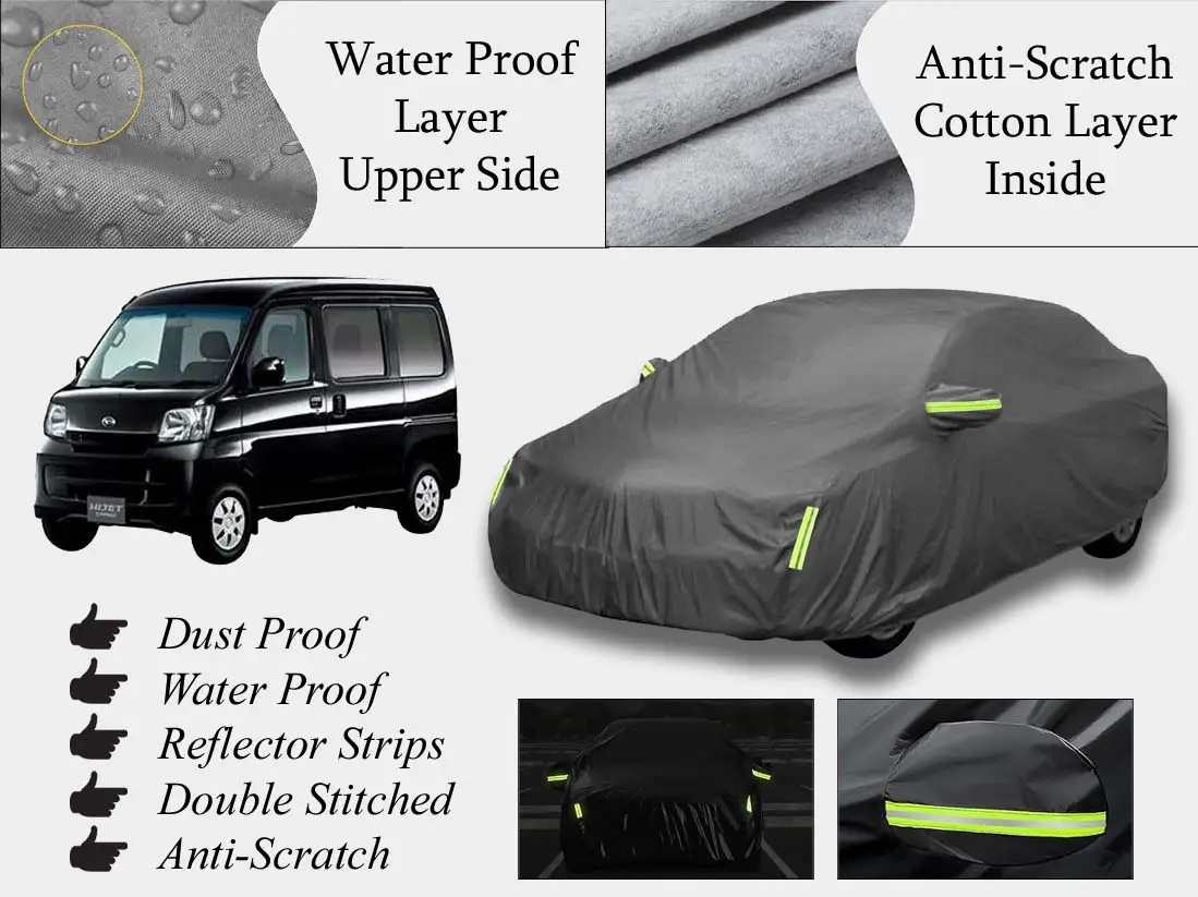 Daihatsu Hijet Top Cover | Grey | Anti-Scratch | Double Layer | Heat Proof | Water Proof