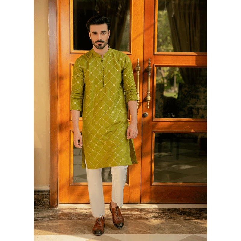 Kurta Corner Designer Kurta Pajama 7429-4