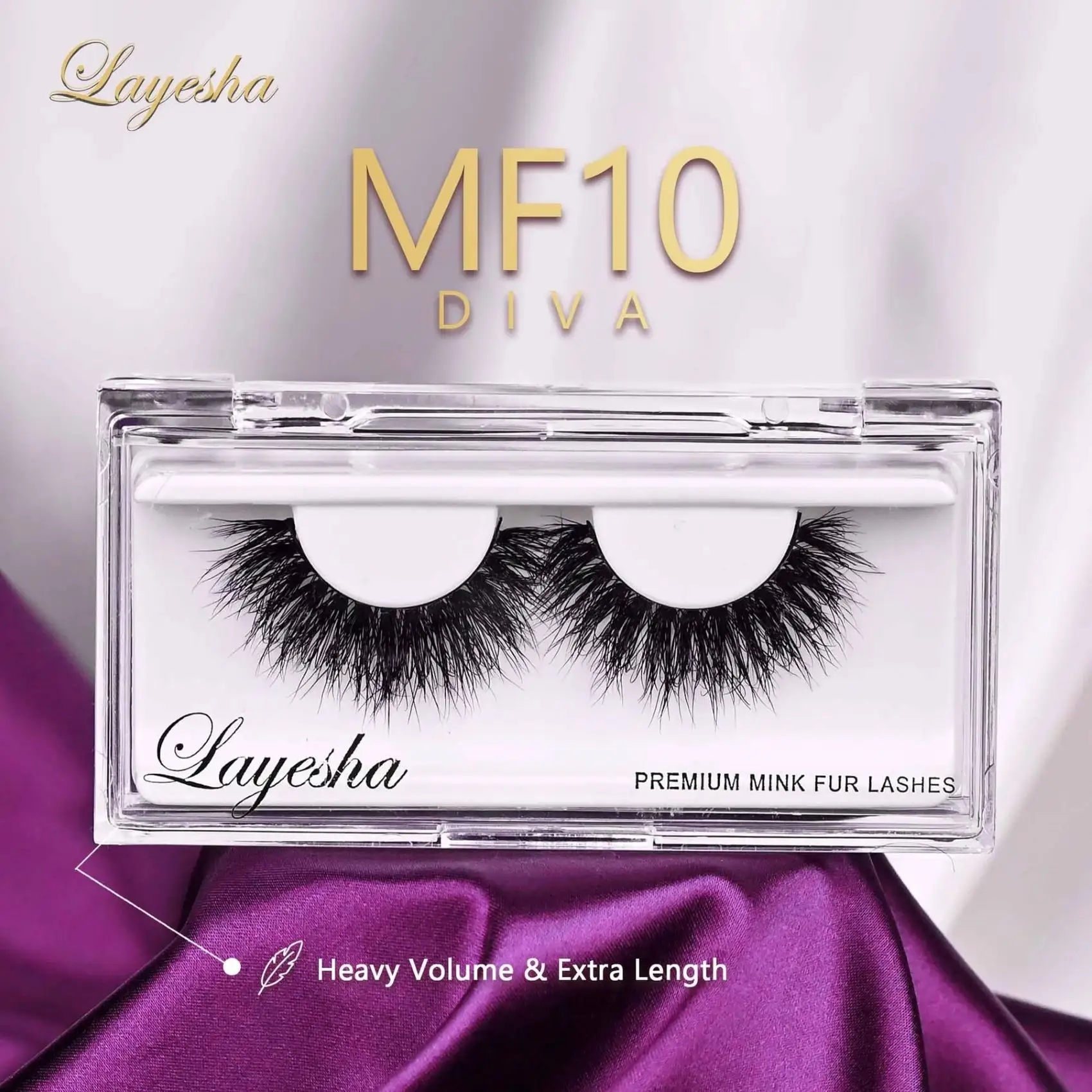 MF 10 DIVA (3D MINK FUR LASHES)