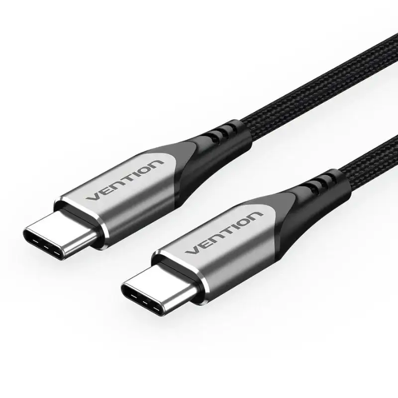 Vention USB 2.0 C Male to C Male Cable 1M Gray Aluminum Alloy Type