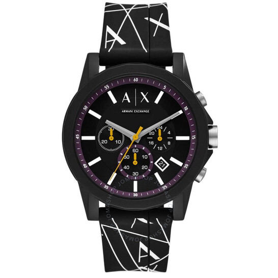 Armani Exchange Classic Chronograph Quartz Black Dial Men's  Watch