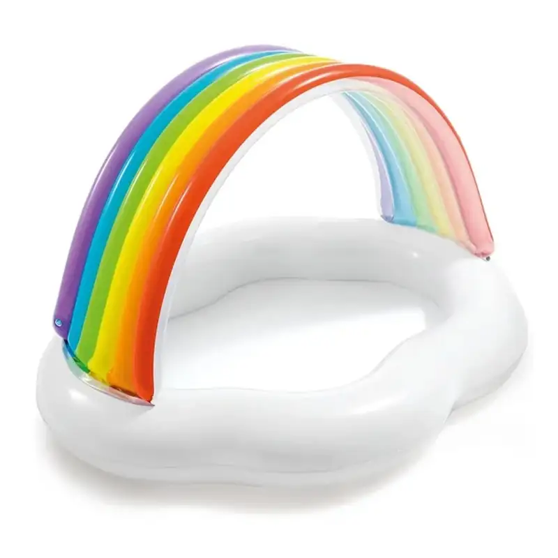 Intex 57141 Baby Canopy Rainbow Swimming Pool 142 X 119 X 84 Cm