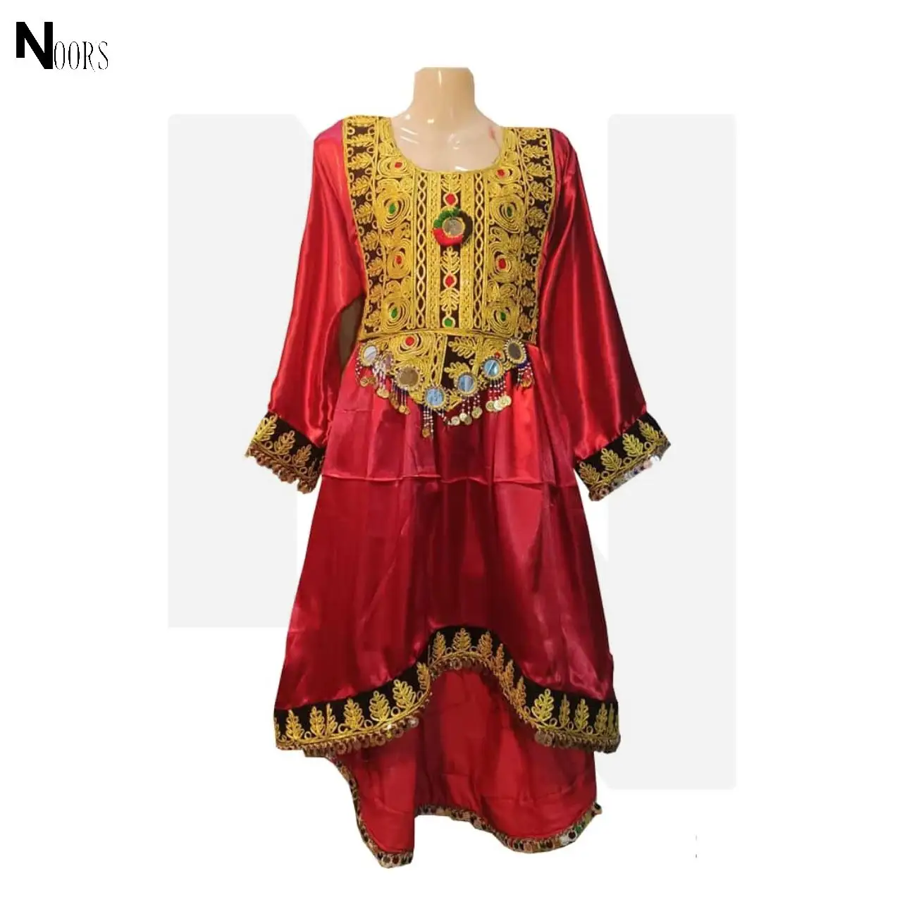 Noor’s Red Color Pathani Dress WPD-04
