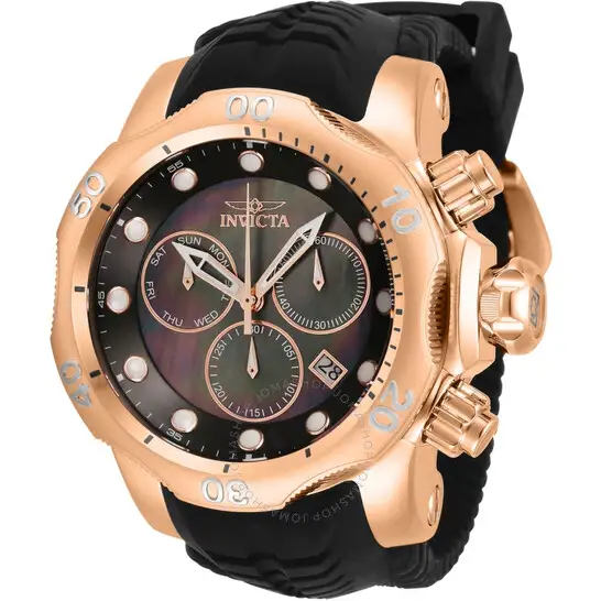 Invicta Venom Chronograph Quartz Black Dial Men's Watch