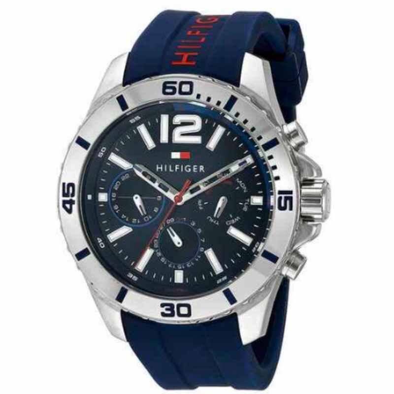 Tommy Hilfiger Men's Silicone Chronograph Watch 1791142