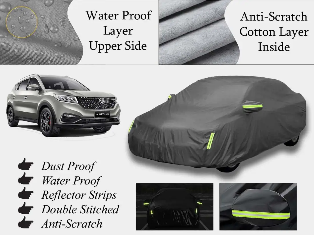 DFSK Glory 580 Top Cover | Grey | Anti-Scratch | Double Layer | Heat Proof | Water Proof