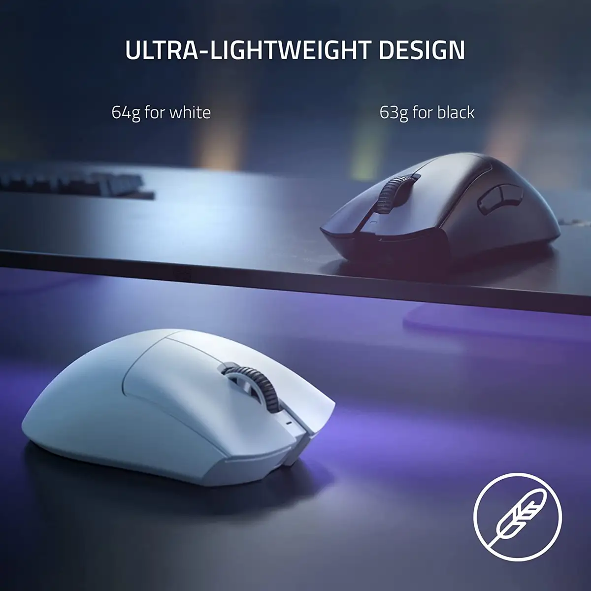 Razer Mouse Wireless Mouse DeathAdder V3 Pro Black