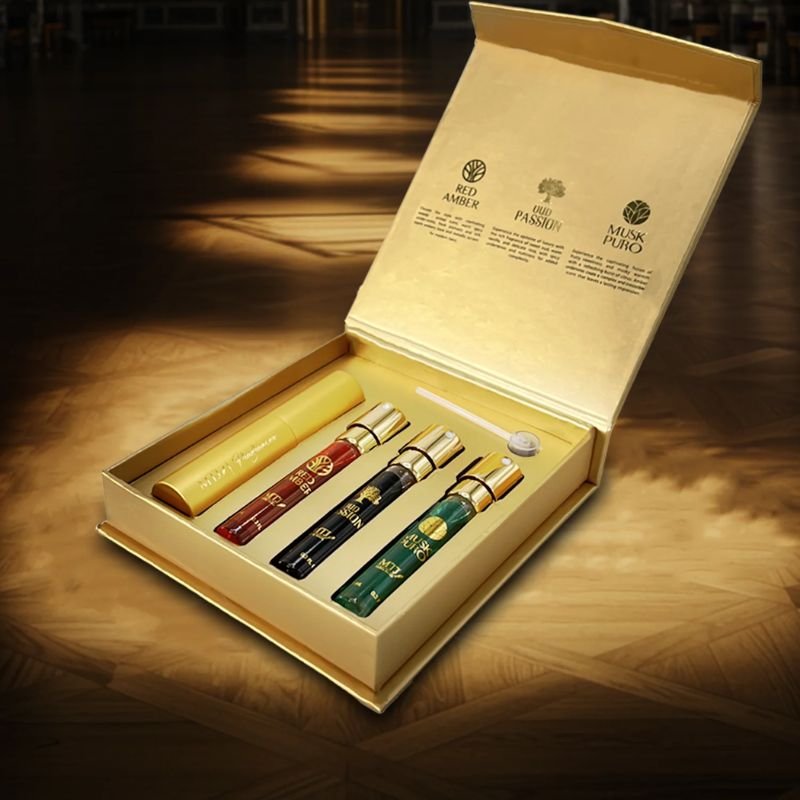 MTJ The Gold Collection Discovery SET 3 x 10ml Fragrances + Atomiser Unisex