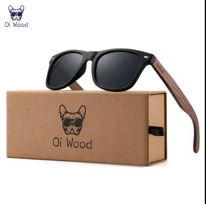 Eco-Friendly Wooden Sunglasses: Sustainable, Stylish, and Trendy Handmade Eyewear with Unique Natural Wood Frames for Luxury, Outdoor, and Summer Fashion