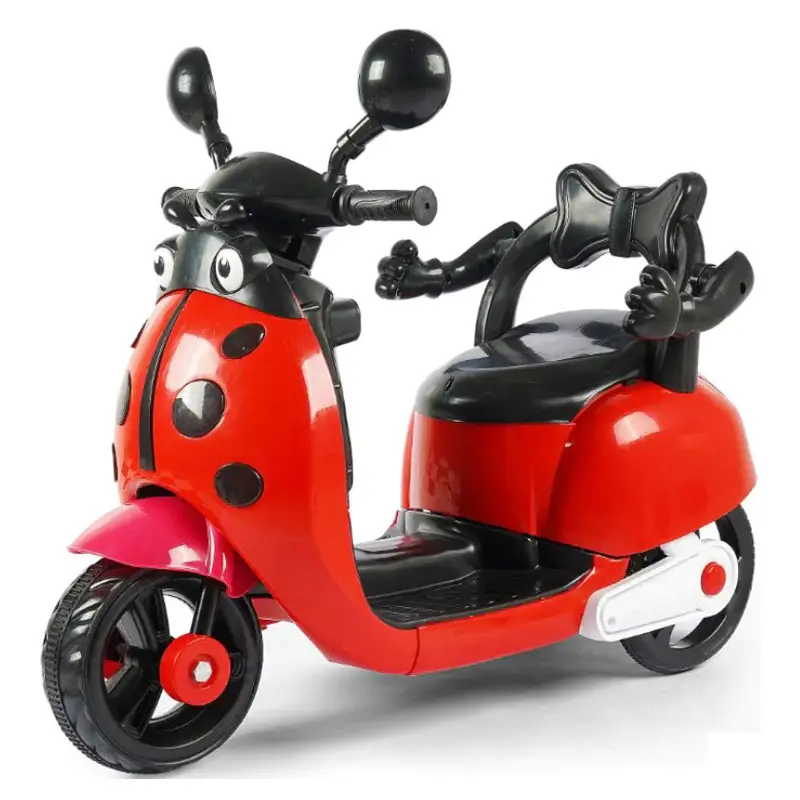 Lady Bug Ride On Electric Scooter