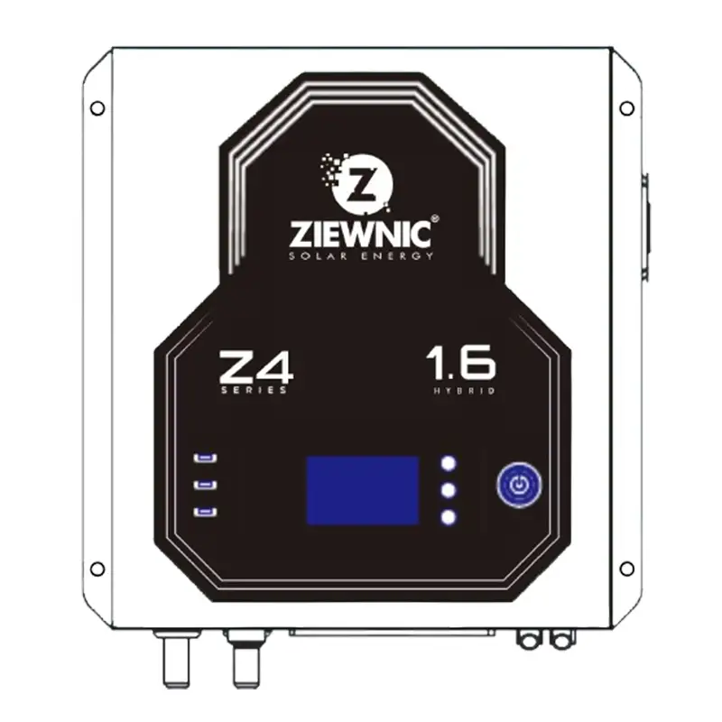 ZIEWNIC Z4 Series UPS Hybrid Solar Inverter 1.6 (KVA) Simulated Sine Wave Solar Inverter Built-in 60 AMP MPPT With Official Warranty