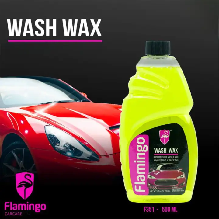 Flamingo Ultra Shine Car & Bike Wash & Wax Shampoo - 500ml