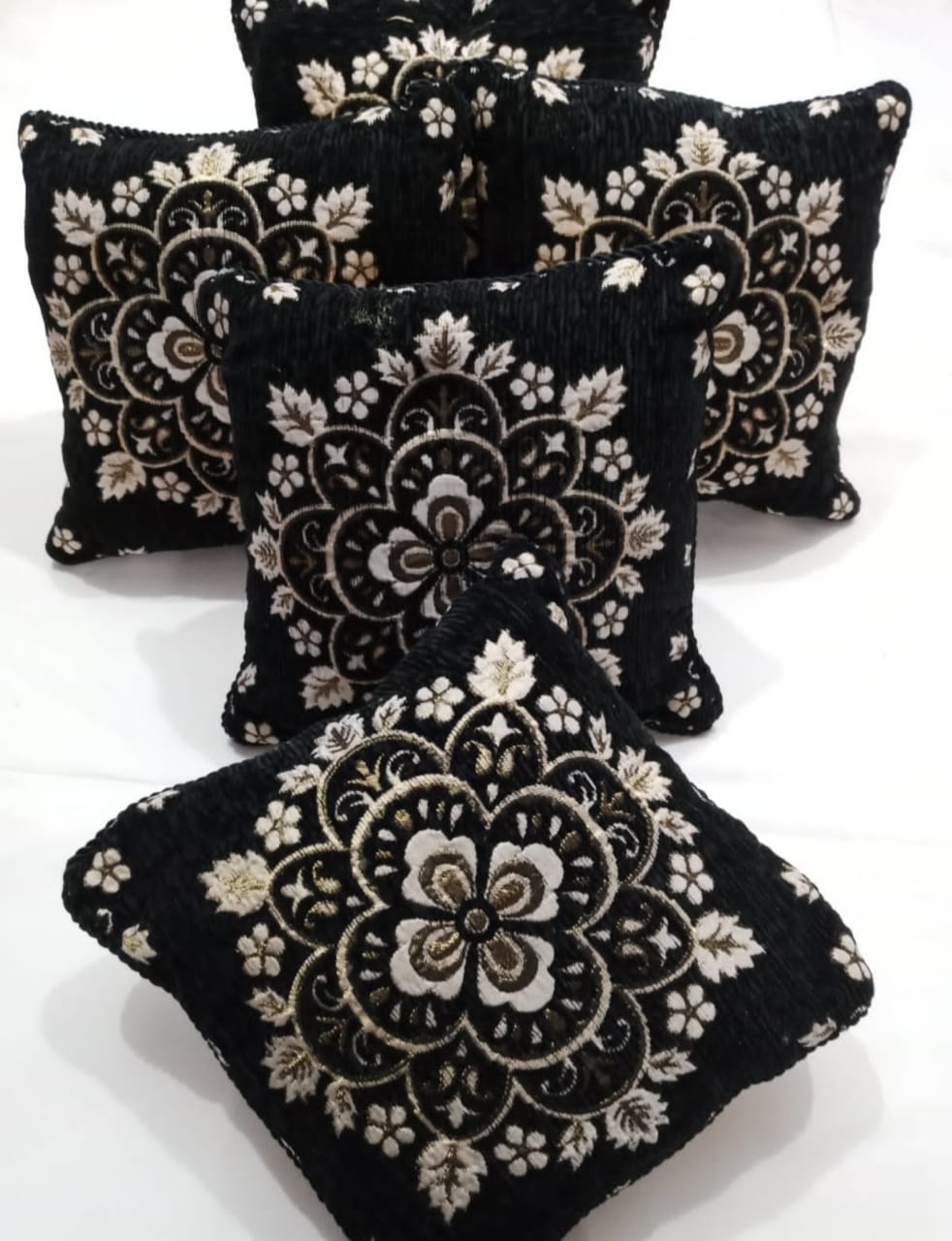 Velvet Cushion Covers | 5pcs Set | JC-02
