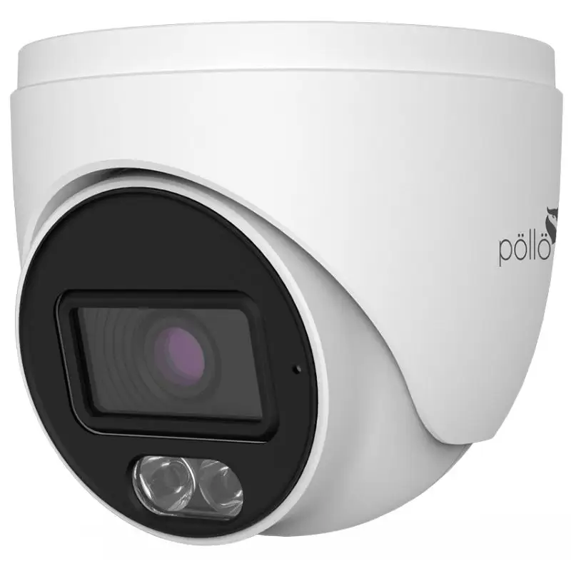Pollo 2MP Warmlight Full Color FHD CCTV Dome Camera PLC-332P-AU-IR3/PM
