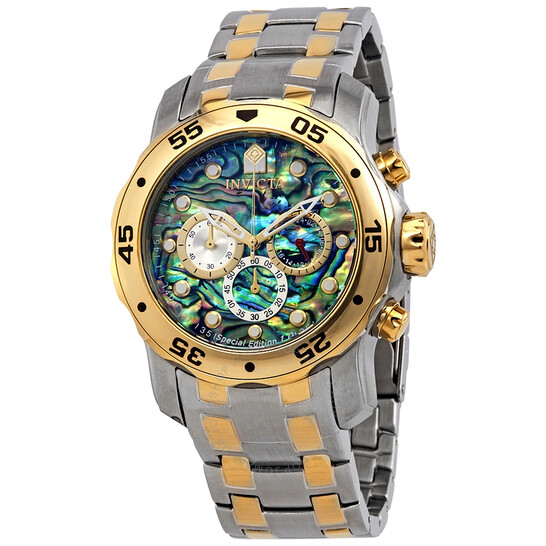 Invicta Pro Diver Blue Abalone Dial Men's Watch