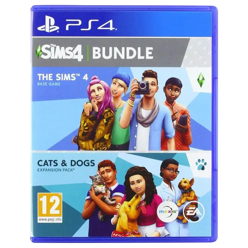 The Sims 4 Plus Cats and Dogs Bundle Game For PS4