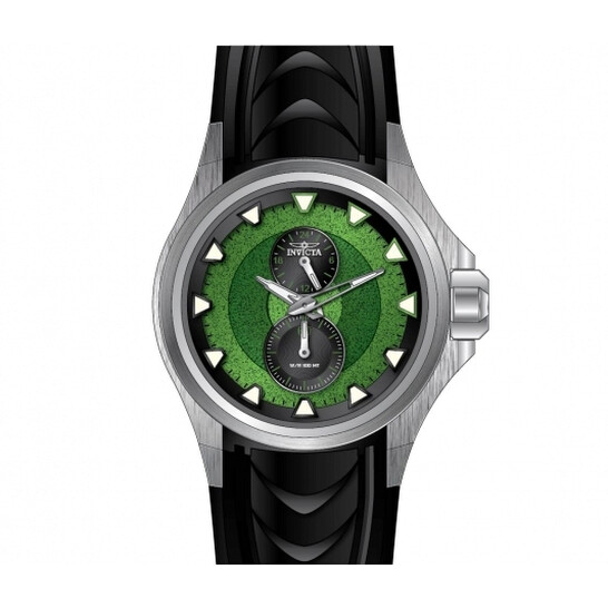 Invicta S1 Rally Green Dial Black Polyurethane Men's Watch