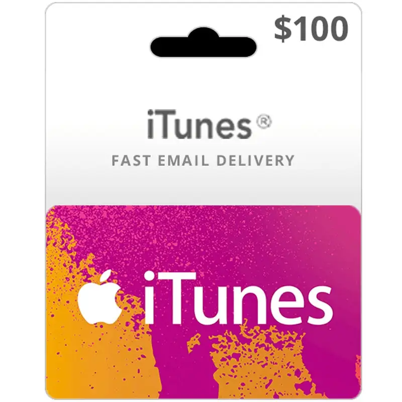 USA iTunes Gift Card $100 ( Email Delivery )