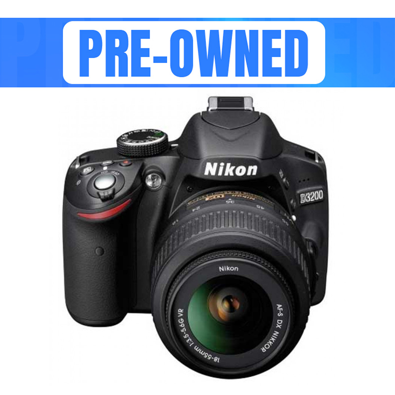 Nikon D3200 DSLR Camera With 18-55mm Lens Pre-Owned