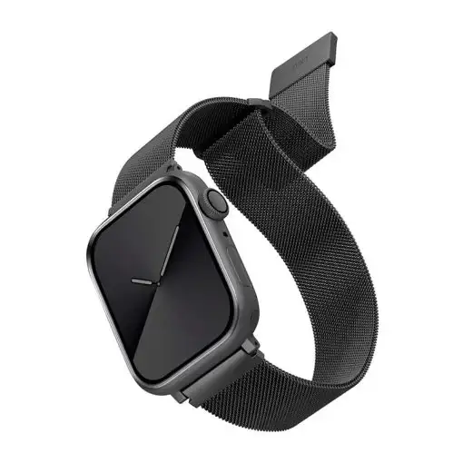 Uniq Dante Apple Watch Series 1-8 SE/SE2 Mesh Steel Strap 49/45/44/42MM – Graphite