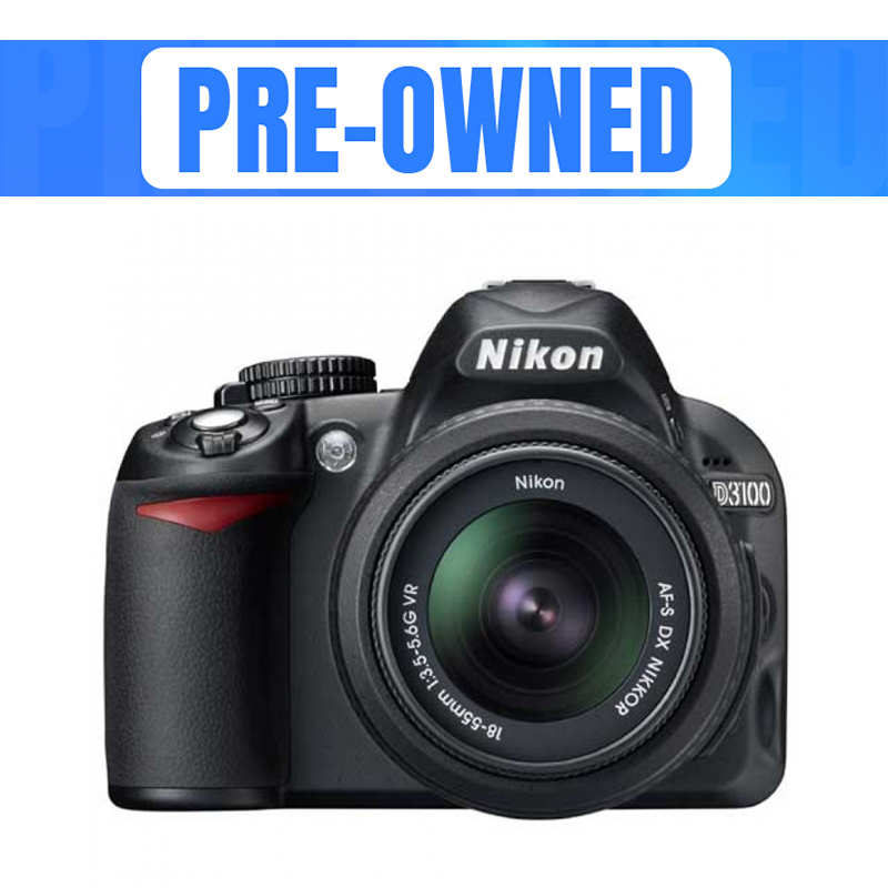 Nikon D3100 DSLR Camera With 18-55mm Lens Pre-Owned