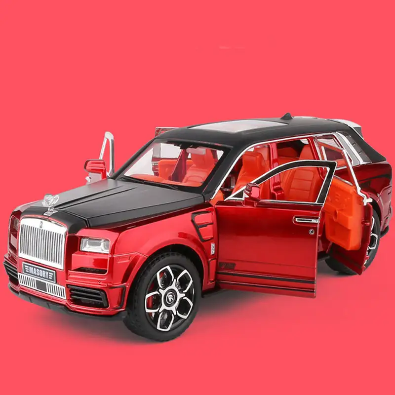 1/24 Rolls Royce Cullinan Masory SUV Alloy Car Model Diecasts Toy Vehicles Metal Car