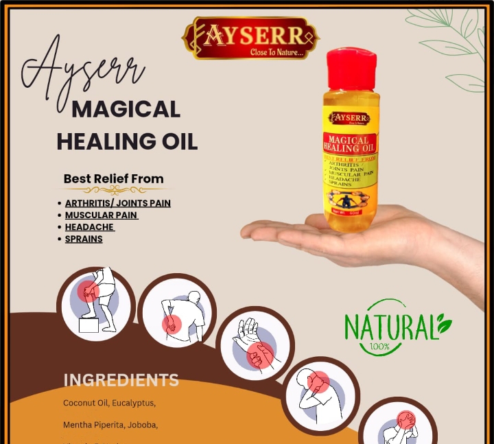 CANDLES CITY -- AYSERR MAGICAL HEALING OIL (PAIN RELIEF)