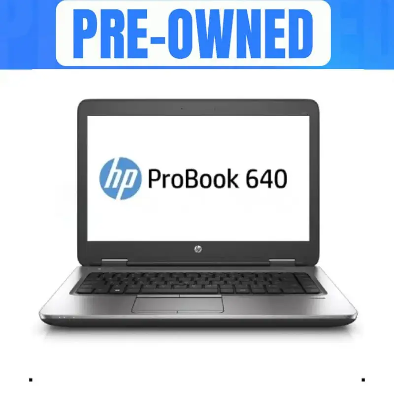 HP Probook 640 G2 Core i5 6th Gen 8GB 256GB SSD 14-Inch Win 10 Pre-Owned