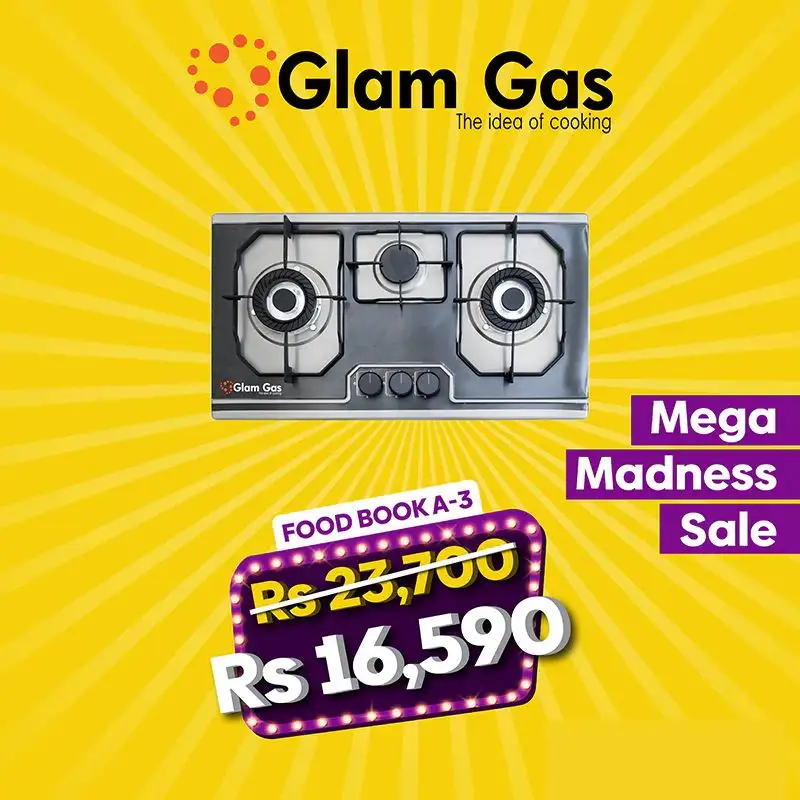 Glam Gas Food book A3 (NG/LPG) Buil In Hob