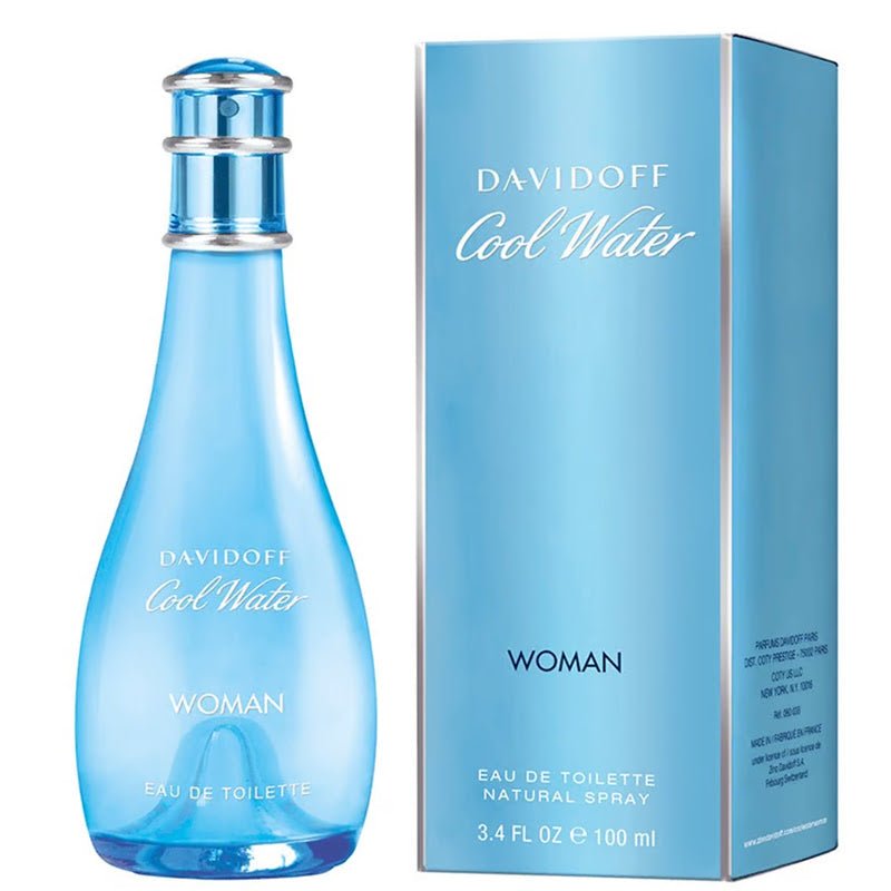 Davidoff Cool Water Woman Eau de Toilette For Women 100ml (3414202011752)